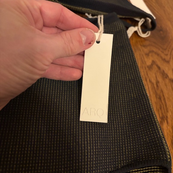 ARQ Giulia Swim Halter and Zan Bottoms Black & Olive Bikini New with Tags - Picture 2 of 6